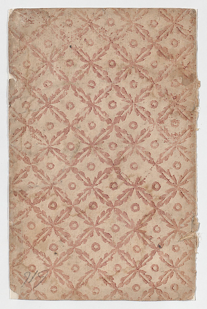 Sheet with overall pattern of flowers and circles