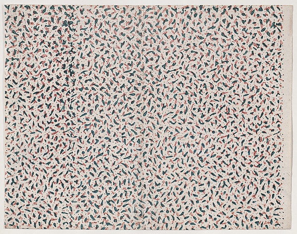 Sheet with overall abstract pattern