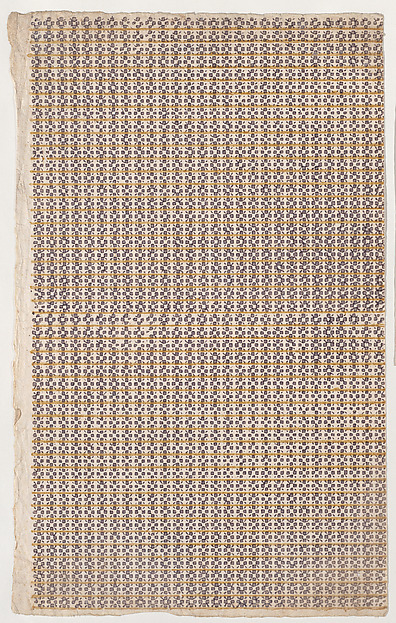 Sheet with overall abstract pattern