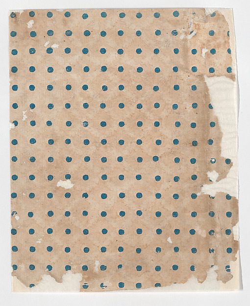 Sheet with overall dot pattern