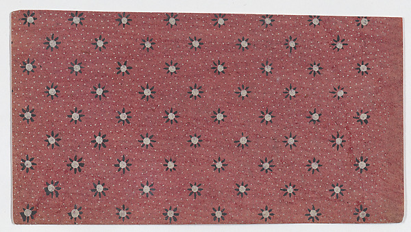 Sheet with dot and floral pattern