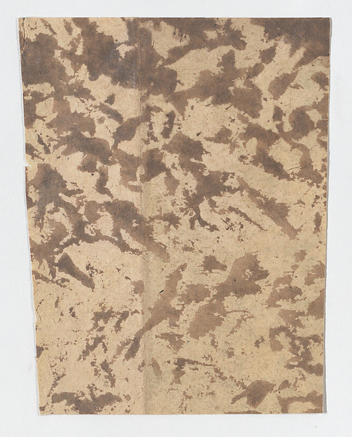 Sheet with overall splotchy pattern