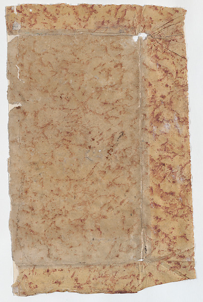 Sheet with overall splotchy pattern