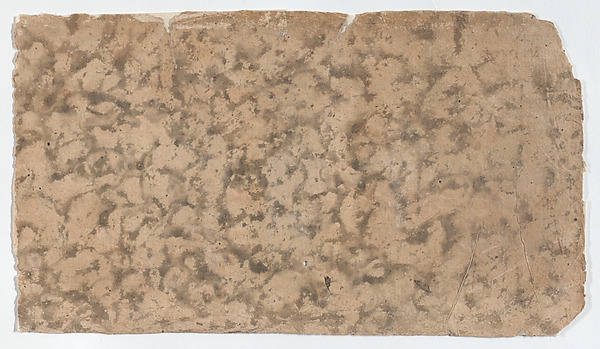 Sheet with overall splotchy pattern
