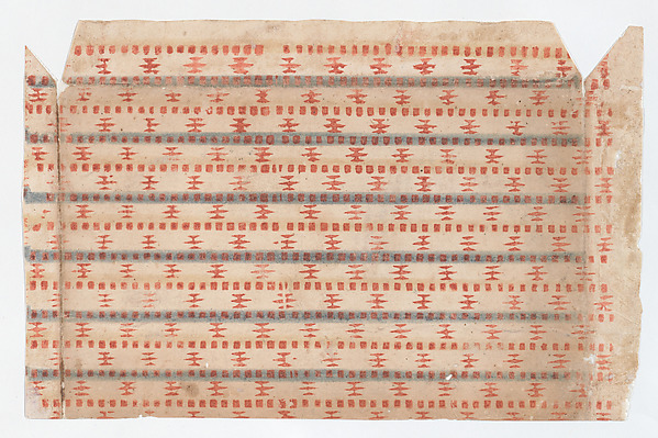 Sheet with overall geometric pattern