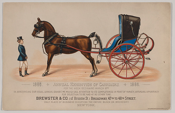 Brewster & Co. Annual Exhibition of Carriages