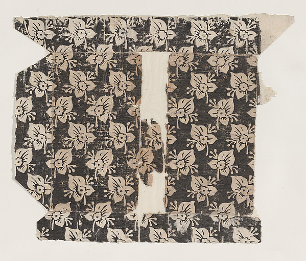 Sheet with overall floral pattern