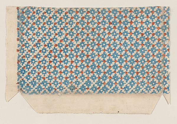 Sheet with overall abstract pattern