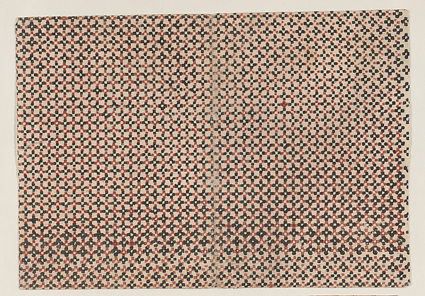 Sheet with overall geometric pattern