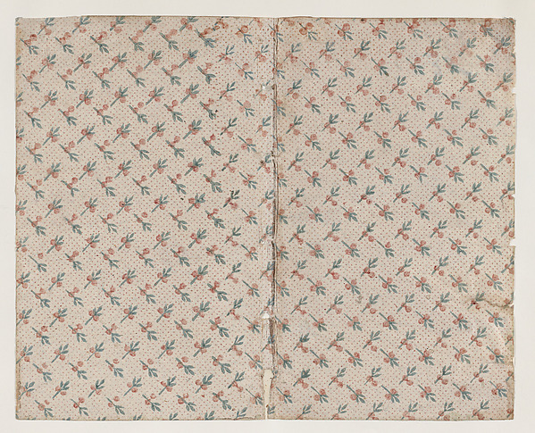 Sheet with dot grid pattern with bouquets