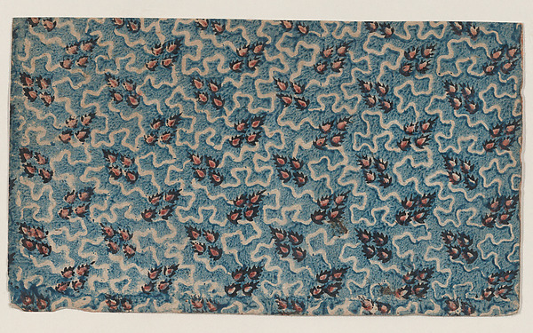 Sheet with overall abstract pattern