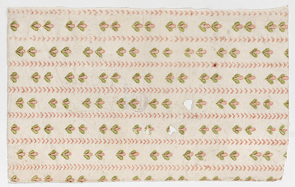 Sheet with an overall floral pattern