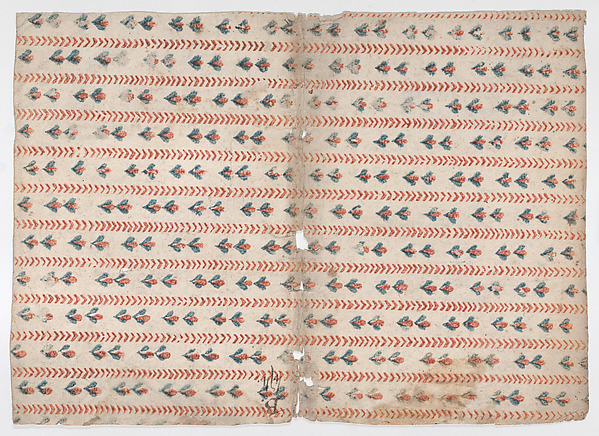 Book cover with overall floral pattern