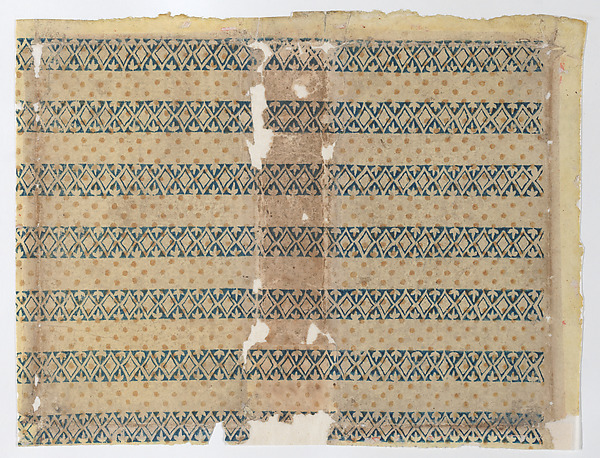 Book cover with overall dot and diamond pattern