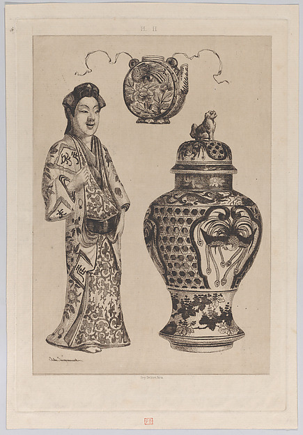 Plate II, from "History of Porcelain"