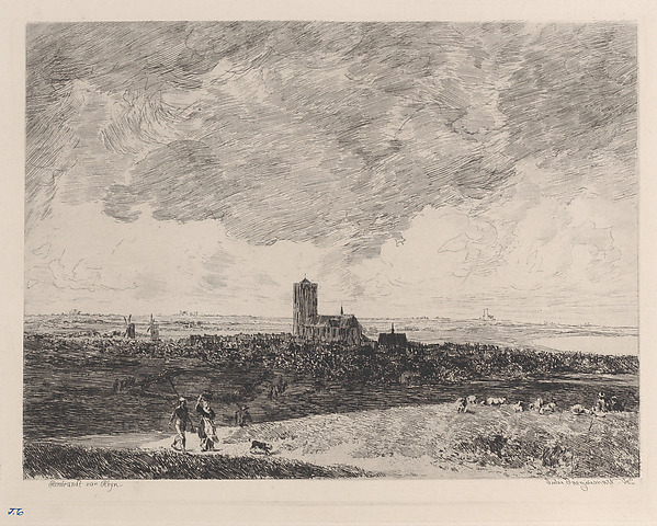Landscape, after Rembrandt