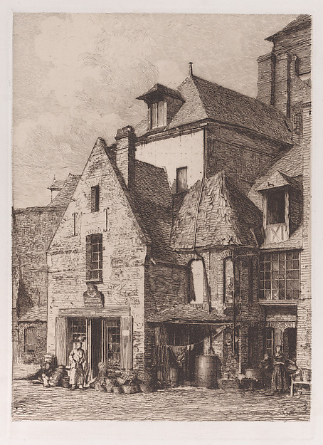 The Old Market at Fecamp