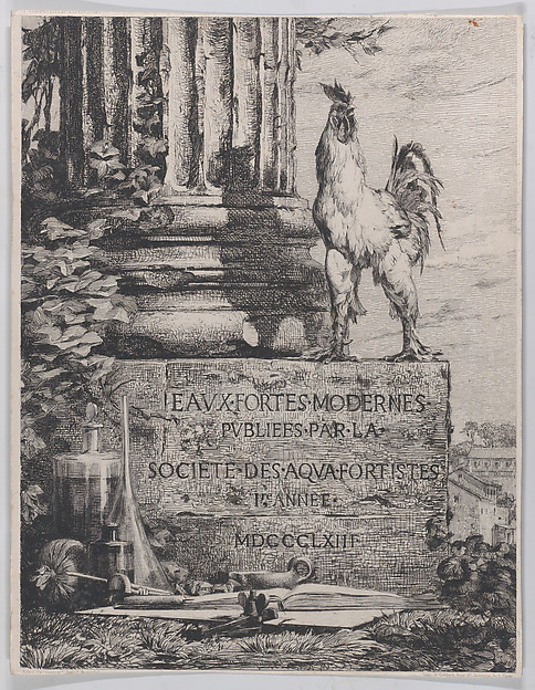 Frontispiece for the Society of Aqua-Fortistes