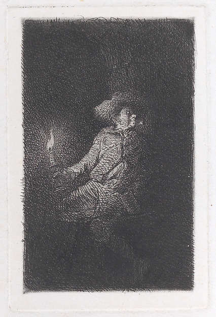 A Man in a Cave