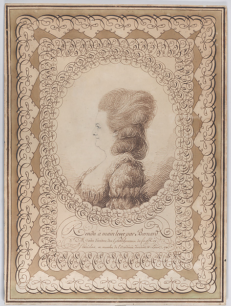 Profile portrait of a woman