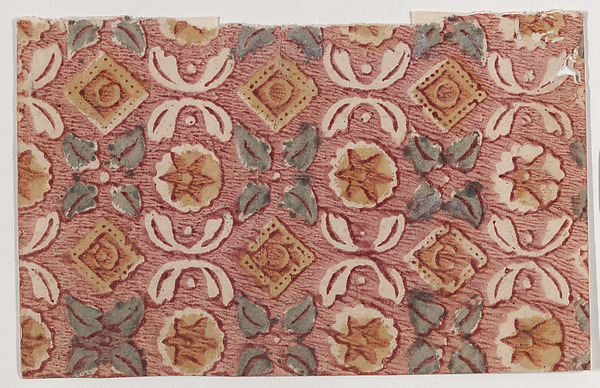 Sheet with star and leaf pattern