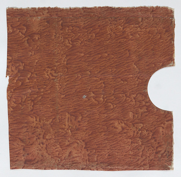 Reddish brown paste paper