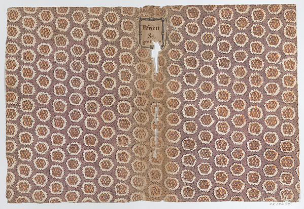 Book cover with overall circular pattern