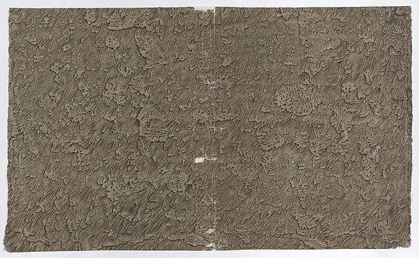 Green paste paper book cover