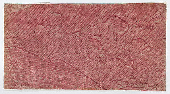Red paste paper