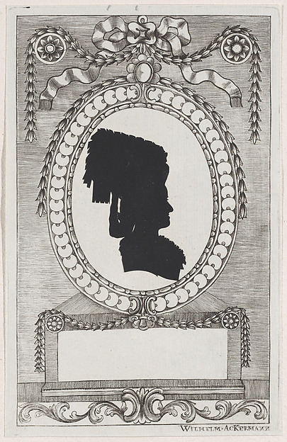 Silhouette of Trapp, Stiftsfräulein