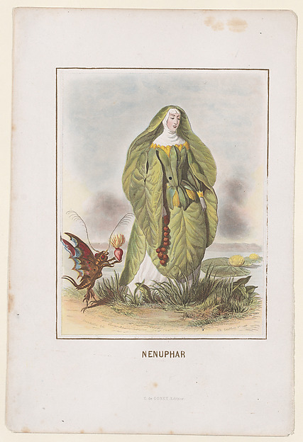Nenuphar, from "Les Fleurs Animées" by J. J. Grandville, The Metropolitan Museum of Art
