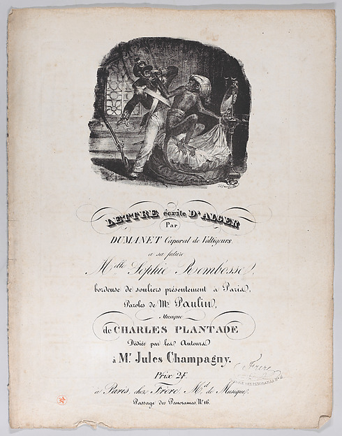 Letter Written from Alger
