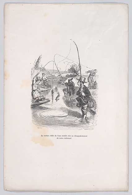 "The rippling water seems to be mocking our misfortune." from the Little Miseries of Human Life