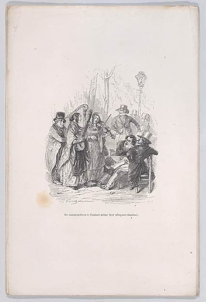 "They began at once their frightful charivari." from the Little Miseries of Human Life
