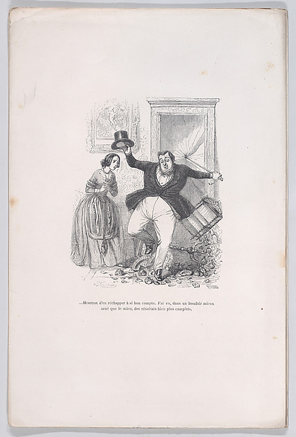 "...Happy to get away with it so cheaply." from the Little Miseries of Human Life
