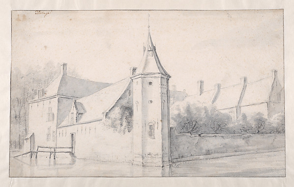 View of Castle Te Blotinghe, near The Hague
