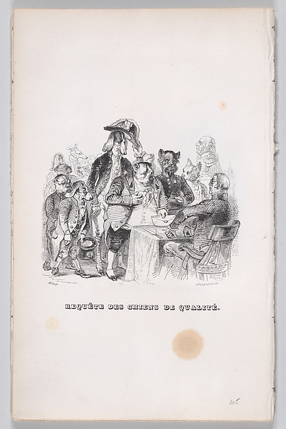 "Request of quality dogs" from The Complete Works of Béranger