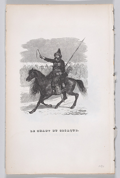 "The Song of the Cossack" from The Complete Works of Béranger