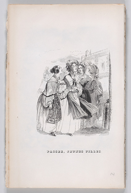"Passing Young Girls" from The Complete Works of Béranger