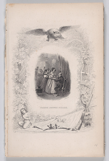 "Passing Young Girls" from The Songs of Béranger