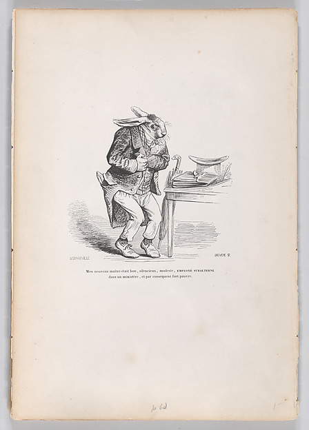"My new master" from Scenes from the Private and Public Life of Animals