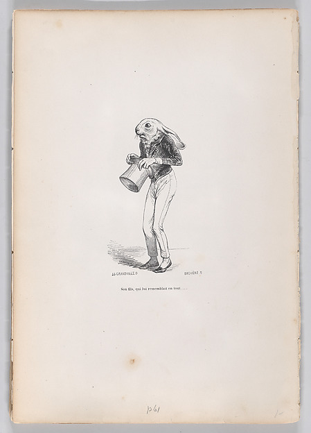 "His son, who looked like him in every way ..." from Scenes from the Private and Public Life of Animals