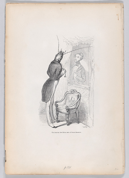 "A very well put insect and beautiful dancer" from Scenes from the Private and Public Life of Animals