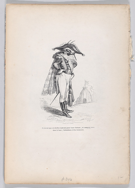 "He had only his beautiful colors..." from Scenes from the Private and Public Life of Animals