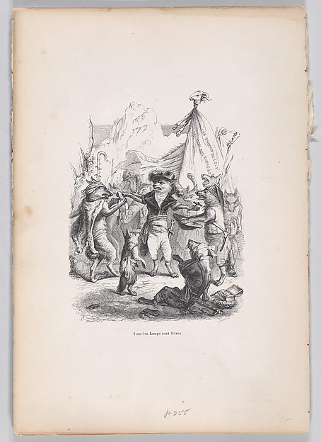 "All of the wolves are brothers" from Scenes from the Private and Public Life of Animals
