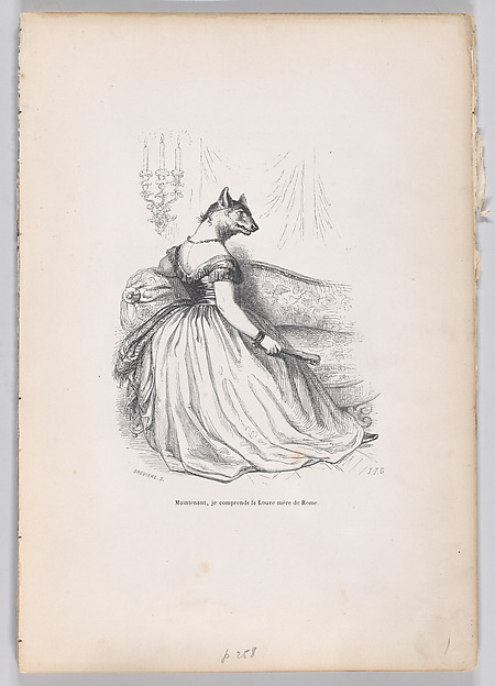 "Now, I understand the mother wolf of Rome" from Scenes from the Private and Public Life of Animals