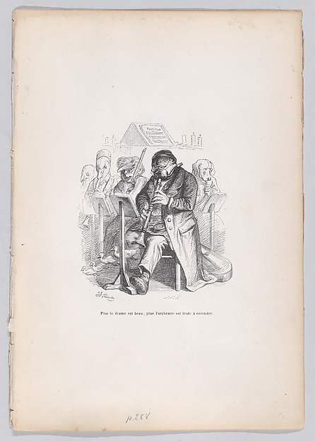 "The more beautiful the drama, the more sad the orchestra is to hear " from Scenes from the Private and Public Life of Animals