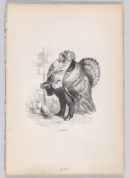 "A Banker" from Scenes from the Private and Public Life of Animals