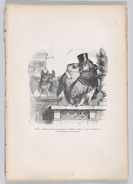 "The Duchess is singing a nocturne with the Duke..." from Scenes from the Private and Public Life of Animals
