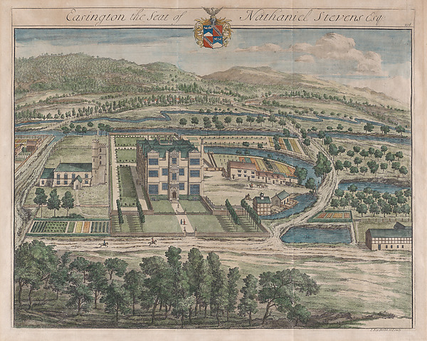 Easington, The Seat of Nathaniel Stevens, plate 218 from "The Ancient and Present State of Gloucestershire"